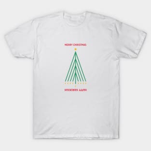 Merry Christmas, Happy Hanukkah T-Shirt